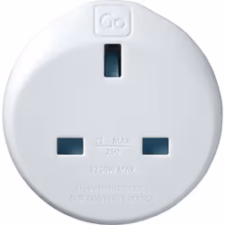Earthed UK to South Africa Compact Earthed Adaptor Converter (Adapter Ref 530)