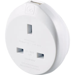 Go Travel UK-USA Adaptor + USB