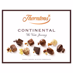 Open Food Continental - Thorntons, - 264g, 264 g, e1103, e322, e322i, e330, e503, e503ii, Ients sugar, dried instant coffee,  ...