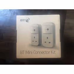 BT Mini Connector Kit - 1GB Twin Powerline Plugs 3859