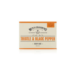 Scottish Fine Soaps Thistle &amp Black Pepper Body Bar 200g by Scottish Fine Soaps