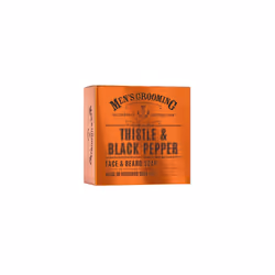 Men's Grooming Thistle & Black Pepper Face & Beard Soap 100g Boxed