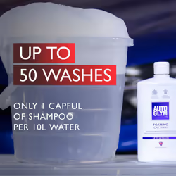 Foaming Car Wash, 1 Litre - High Foaming Car Shampoo For All Bodyworks - pH Neutral, Up to 50 Washes and Wax Safe Formula for Cleaning Car Exterior -