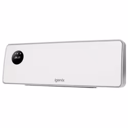 Over Door Downflow Fan Heater, 2000W, White, Igenix IGHW020TDW