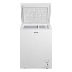 Freestanding Chest Freezer 142 Litre Capacity, Igenix IGCF0150W