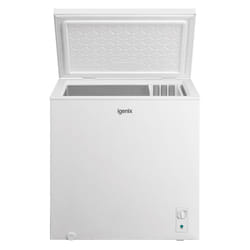 Freestanding Chest Freezer 198 Litre Capacity, Igenix IGCF0198W