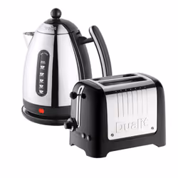 Dualit 2 Slice Toaster & 1.5 Litre Kettle Set, Black
