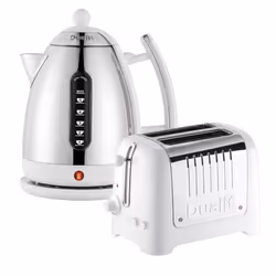 Dualit 2 Slice Toaster & 1.5 Litre Kettle Set, White