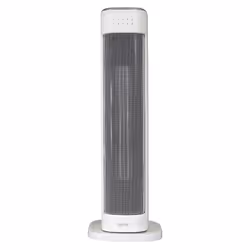 Oscillating Tower Fan Heater with 3 Heat Modes, White Igenix IGHT020DW