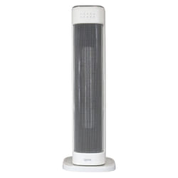Oscillating Tower Fan Heater with 3 Heat Modes, White Igenix IGHT020DW