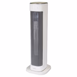 Oscillating Tower Fan Heater with 3 Heat Modes, White Igenix IGHT020DW