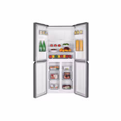 Statesman MD018362NI - Silver Side By Side Frost Free Fridge Freezer - E energy