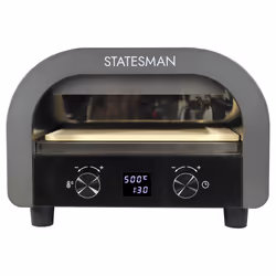 Electric Pizza Oven, 12 Inch, Grey, Statesman SKPO0E13B