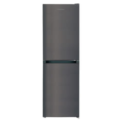 Statesman F01754LFX Freestanding 50/50 Fridge Freezer Low Frost with 4 Freezer Compartments, Dark Inox