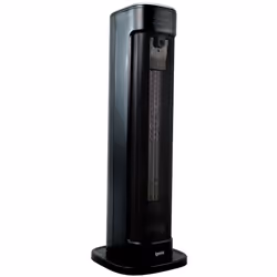 Oscillating Tower Fan Heater with 3 Heat Modes, Black Igenix IGHT020DB