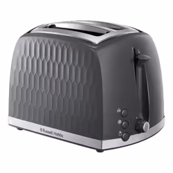 Russell Hobbs Honeycomb 2 Slice Toaster & Kettle Set, Grey