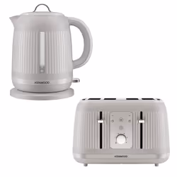 Kenwood Dawn 1.7L Kettle & 4 Slice Toaster Set, Oatmeal Cream