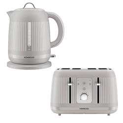 Kenwood Dawn 1.7L Kettle & 4 Slice Toaster Set, Oatmeal Cream