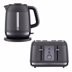 Kenwood Dusk 1.7L Kettle & 4 Slice Toaster Set, Grey