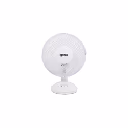 Igenix DF9010 Portable desktop/Bedside Fan, 9 Inch, White