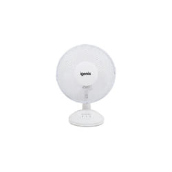 Igenix DF9010 Portable desktop/Bedside Fan, 9 Inch, White