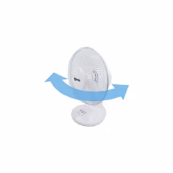 Igenix DF9010 Portable desktop/Bedside Fan, 9 Inch, White