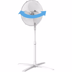 Igenix DF1655 Pedestal Fan, 16 Inch, 3 Speed, Quiet Operation, Oscillating, Adjustable Height
