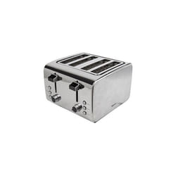Igenix Ig3204 4 Slice Toaster - Brushed/polished Stainless Steel