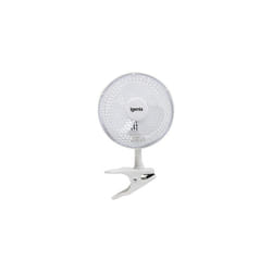 Igenix DF0006 Clip on Desk Fan, 6 Inch, 2 Speed, Quiet Operation, Ideal for Home and Office Use, Portable Clip Fan, White