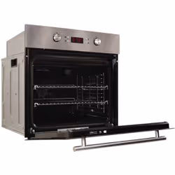 Statesman BSM60SS, Medium, 70 L, 2 shelves, Built-in, Stainless steel, Buttons, Rotary