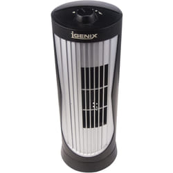 Igenix Mini Tower Fan - Black/Silver