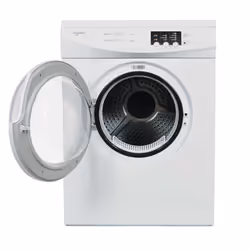 Statesman TVM07W, Freestanding, Front-load, Vented, White, Buttons, Left