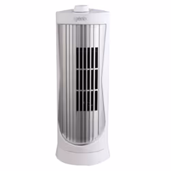 Igenix DF0020WH Mini Tower Fan, 12 Inch, 2 Speed, Oscillating, Quiet Operation, Ideal for Desks or Bedside Tables, Home or Of ...