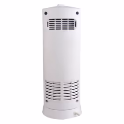 Igenix DF0020WH Mini Tower Fan, 12 Inch, 2 Speed, Oscillating, Quiet Operation, Ideal for Desks or Bedside Tables, Home or Office Use, White/Silver