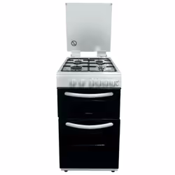 Statesman GTL50W - White 4 Zone Gas Cooker - Manual cleaning - A energy