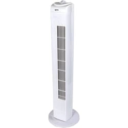Igenix DF0029 Oscillating Tower Fan, 29 Inch, 3 Speed Settings with Auto Shut Off, White