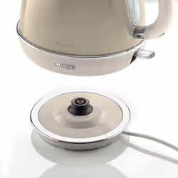 Ariete ARPK1 Retro Style Jug Kettle and 2 Slice Toaster Set, Vintage Design - Cream