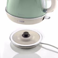 Ariete ARPK2 Retro Style Jug Kettle and 2 Slice Toaster Set, Vintage Design - Green