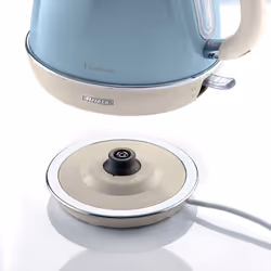 Ariete ARPK3 Retro Style Jug Kettle and 2 Slice Toaster Set, Vintage Design - Blue