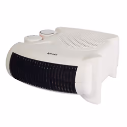 Igenix IG9010 Portable Electric Fan Heater with 2 Heat Settings, 2000 W, White, 2 Pack