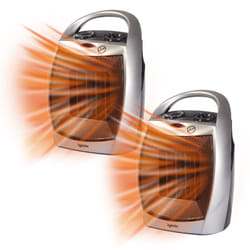 Igenix IG9030 Portable Ceramic Electric Fan Heater with 2 Heat Settings and Cool Fan Setting, 2 Pack