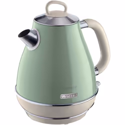 Ariete ARPK20 Retro Style Jug Kettle and 4 Slice Toaster Set, Vintage Design - Green
