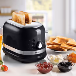 Ariete ARPK31 Moderna Cordless Kettle and 2 Slice Toaster Set, Stainless Steel Body - Black
