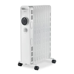 Igenix IG2620 Oil Filled Radiator, 2kW/2000W,   Overheat Protection, White