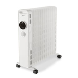 Igenix IG2625 Oil Filled Radiator, 2.5kW/2500W, Overheat Protection, White