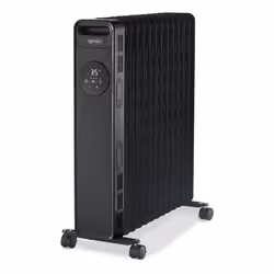 Igenix IG2626BL Digital Oil Filled Radiator, 2.5kW/2500W, Overheat Protection, Black
