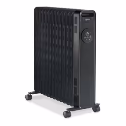 Igenix IG2626BL Digital Oil Filled Radiator, 2.5kW/2500W, Overheat Protection, Black - Additional view 5