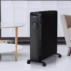 Igenix IG2626BL Digital Oil Filled Radiator, 2.5kW/2500W, Overheat Protection, Black - Additional view 7