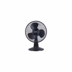 Igenix DF1210BL 12" 3 Speed Oscillating Quiet Operation Desk Fan Black