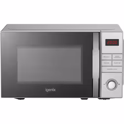 Igenix IGM0821SS Digital Microwave, Stainless Steel 5 Power Levels And Defrost Function, 95 Minute Timer, 800 W, 20 Litre, Stainless Steel
